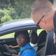 Driver being stopped in Halifax, Va., by police giving out ice cream cones instead of tickets
Facebook